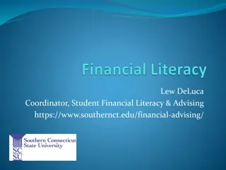 Student Financial Literacy & Advising at Southern CT University