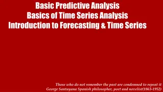 Introduction to Time Series Analysis and Forecasting