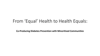 Co-Producing Diabetes Prevention with Minoritised Communities