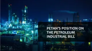 Petan's Position on the Petroleum Industrial Bill: Recommendations for Local Content Development