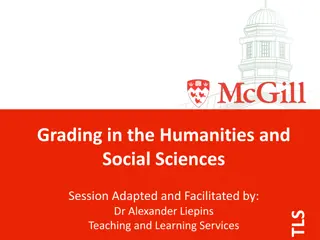 Effective Assessment Strategies for Humanities and Social Sciences Courses