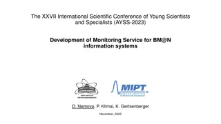 Development of Monitoring Service for BM@N Information Systems