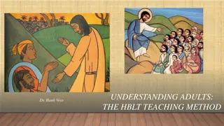 Adult Learners: Teaching Methods and Strategies