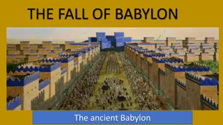 Ancient Babylon's Fall and End-Time Babylon: Understanding the Significance