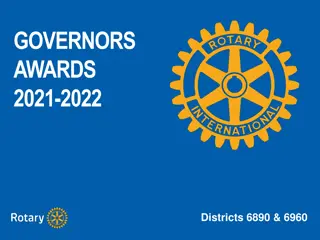 Rotary District Awards and Recognitions 2021-2022