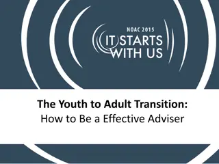 Effective Adviser Traits and Skills for Youth to Adult Transition