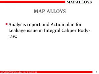 Analysis Report and Action Plan for Leakage Issue in Integral Caliper Body
