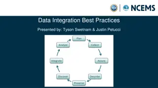 Data Integration Best Practices and NCEMS Vision