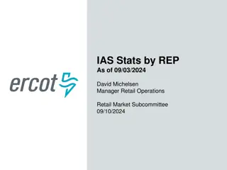 Insights on IAG and IAL Statistics in Retail Market Subcommittee