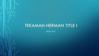 Title I and Nebraska Reads Program at Tekamah-Herman