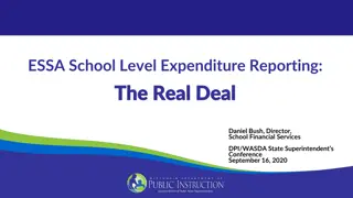 ESSA School Level Expenditure Reporting for Financial Transparency