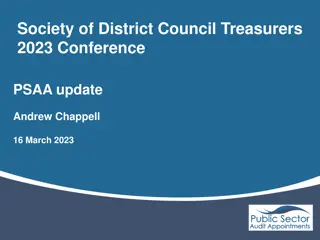 District Council Treasurers 2023 Conference Update on Procurement and Contract Management