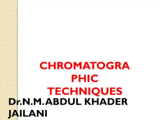Chromatographic Techniques: Separation Methods and Applications