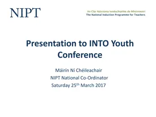 National Induction Programme for Teachers at INTO Youth Conference 2017