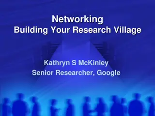 Building Successful Networking in Research Communities