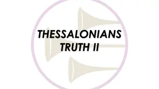 Thessalonians Truth: Eternal Perspective and Spiritual Principles
