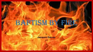 Baptism by Fire and Purification in Biblical Context