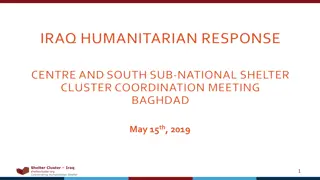 Iraq Humanitarian Response and Shelter Cluster Coordination Meeting