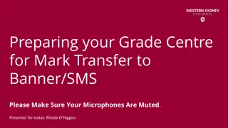 Optimizing Grade Centre for Efficient Mark Transfer