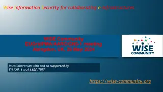 Enhancing Information Security for Collaborating e-Infrastructures - WISE Community Insights