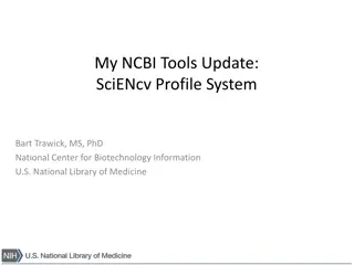 Enhancing Research Productivity with SciENcv Profile System