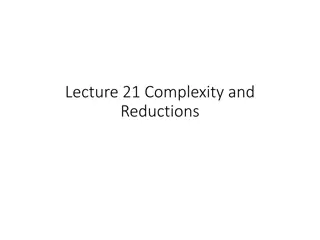 Complexity and Reductions in Problem Solving