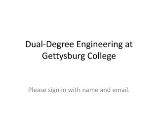 Dual-Degree Engineering Program at Gettysburg College