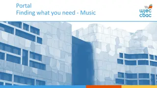 Accessing Eduqas and WJEC Resources for Music Exams