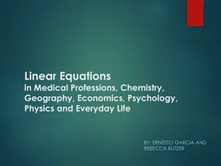 Linear Equations in Various Fields - Application & Basics