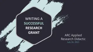 Writing Successful Research Grants: Tips and Strategies