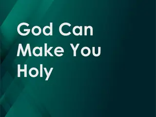 Discover the Path to Holiness Through God's Grace