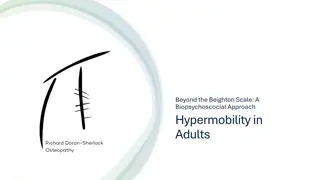 Hypermobility in Adults: A Biopsychosocial Approach
