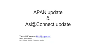 APAN and Asi@Connect Updates