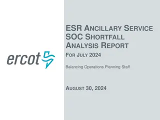Ancillary Service Shortfall Analysis Report - July 2024