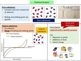 Chemical Analysis and Chromatography Techniques: Understanding Pure and Impure Substances