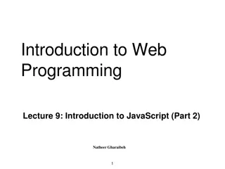 Introduction to JavaScript Functions and Conditional Statements in Web Programming