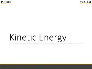 Kinetic Energy Principles