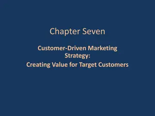 Customer-Driven Marketing Strategy: Market Segmentation Strategies