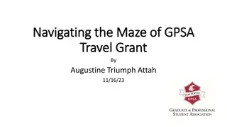 Unlocking Opportunities: GPSA Travel Grant Insights