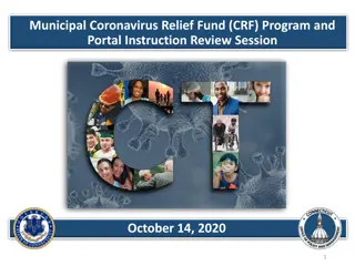 Municipal Coronavirus Relief Fund Program Review