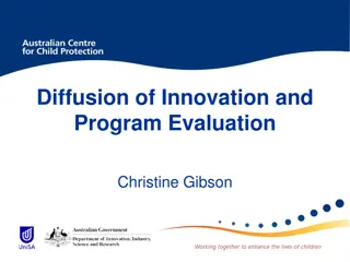 Diffusion of Innovation and Program Evaluation