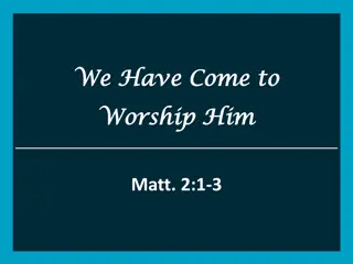 Fulfillment of Prophecies: The Coming of the Prophet, Priest, and King
