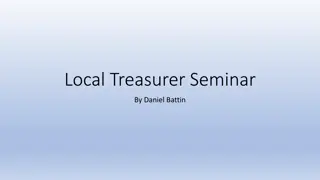 Treasurer Seminar, Church Finances, and Stewardship Insights
