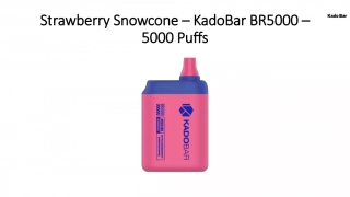 Strawberry Snowcone – KadoBar BR5000 – 5000 Puffs