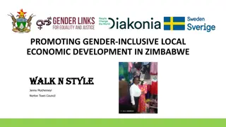 Promoting Gender-Inclusive Local Economic Development Through Fashion in Zimbabwe