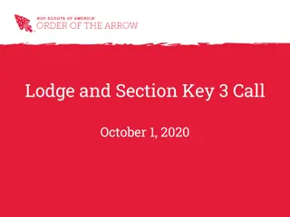 Lodge and Section Key 3 Call October 1, 2020 - Event Details and Schedule