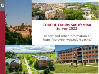 Faculty Satisfaction Survey 2022 Report and Action Plan at WSU