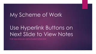 Integration of Assessment and Differentiation in NAS English Department Scheme of Work
