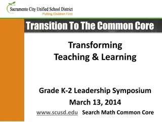 Using Number Lines for Math Proficiency in Teaching & Learning Symposium