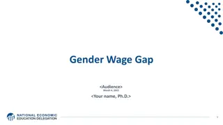Gender Wage Gap and Potential Causes